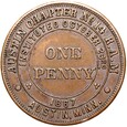 USA - LOŻA MASOŃSKA AUSTIN CHAPTER no 14 R.A.M MINN. ONE PENNY 1867