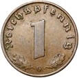 Niemcy - III Rzesza - 1 Reichspfennig 1936 G - RZADKA !