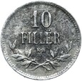 Węgry - Franciszek Józef I - 10 Filler 1915 KB - ŻELAZO - STAN !