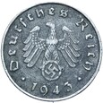 Niemcy - III Rzesza - 10 Reichspfennig 1943 G - RZADKA !