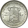 Holandia - Wilhelmina - 2 1/2 Guldena 1938 - Srebro - STAN !