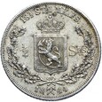 Norwegia - Karol XIV Jan - 1/2 Speciedaler 1844 - Srebro - STAN !