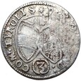 Austria - Tyrol - Ferdynand Karol - 3 Krajcary 1642 - Hall - Srebro