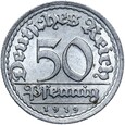 Niemcy - Weimar - 50 Pfennig 1919 J - RZADSZA ! - STAN !