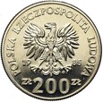 Polska PRL - 200 Złotych 1985 MEKSYK 1986 PRÓBA - Stan MENNICZY UNC