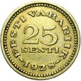 Estonia - 25 Senti Centów 1928 - STAN !