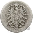 Niemcy - Cesarstwo - 10 Pfennig 1874 H - rzadsza !