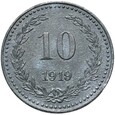 Bromberg - Bydgoszcz - NOTGELD - 10 Pfennig 1919 - cynk - STAN !