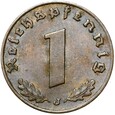 Niemcy - III Rzesza - 1 Reichspfennig 1936 J - RZADKA ! STAN !