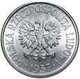 Polska - PRL - 50 Groszy 1957 - Stan MENNICZY - UNC
