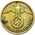 Niemcy - III Rzesza - 5 Reichspfennig 1936 G - RZADKA !