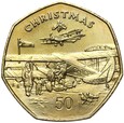 Wyspa Man - 50 Pensów 1985 AA - CHRISTMAS - Stan MENNICZY - UNC