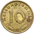 Niemcy - III Rzesza - 10 Reichspfennig 1936 A - RZADKA !