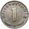 Niemcy - III Rzesza - 1 Reichspfennig 1936 F - RZADKA - STAN !