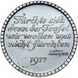 Medal - F. Hornlein - Martin Luther 1517 - 1917 - ŻELAZO - Stan UNC
