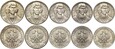 KOMPLET PRL - 5 monet - 10 Złotych 1959 1965 1967 1968 1969 KOPERNIK
