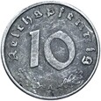 Niemcy - III Rzesza - 10 Reichspfennig 1945 A - RZADKA !