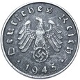 Niemcy - III Rzesza - 10 Reichspfennig 1945 A - RZADKA !