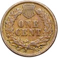 USA - 1 Cent 1863 - INDIAN HEAD - Indianin - STAN !