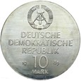 Niemcy - DDR - 10 Marek 1983 - RICHARD WAGNER 1813-1883 - Srebro