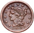 USA - 1 Cent 1853 - MATRON HEAD - STAN !