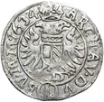 Austria - Czechy - Ferdynand II - 3 Krajcary 1634 - Praga - Srebro