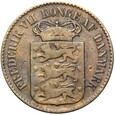 Duńskie Indie Zachodnie - Fryderyk VII - 1 Cent 1860 ♁