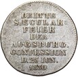 Niemcy - medal 1830 - D. MARTIN LUTHER - Augsburg - Srebro