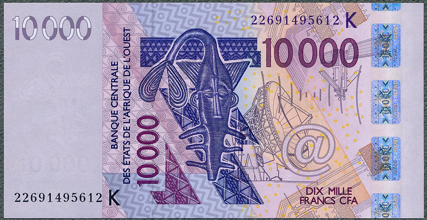 CFA - Senegal - West African States - 10.000 franków 2022 K * P718K