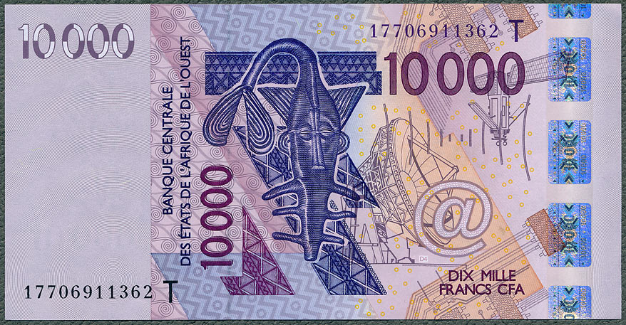 CFA - Togo - West African States - 10.000 franków 2017 T * P818T