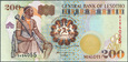 Lesotho - 200 maloti 2001 - P20b - starsza seria