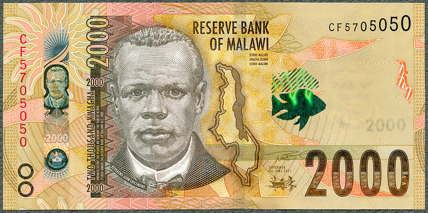 Malawi - 2000 kwacha 2021 * P69e * B163e