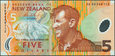 Nowa Zelandia - 5 dolarów 2009 * P185b * Sir Edmund Hillary * polimer