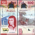 Meksyk - 100 Pesos 31.08.2020 * nowa seria * polimer
