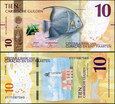 Curacao & Sint Maarten - 10 Gulden 2025 * W1 * ryba