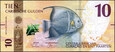 Curacao & Sint Maarten - 10 Gulden 2025 * W1 * ryba