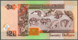 Belize - 20 dolarów 2020 * P69 * Elżbieta II i zwierzęta