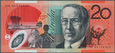 Australia - 20 dolarów 2008 * P59f * John Flynn & samolot * polimer
