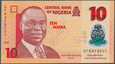 Nigeria - 10 naira 2021 * P39/new * nowa data * polimer