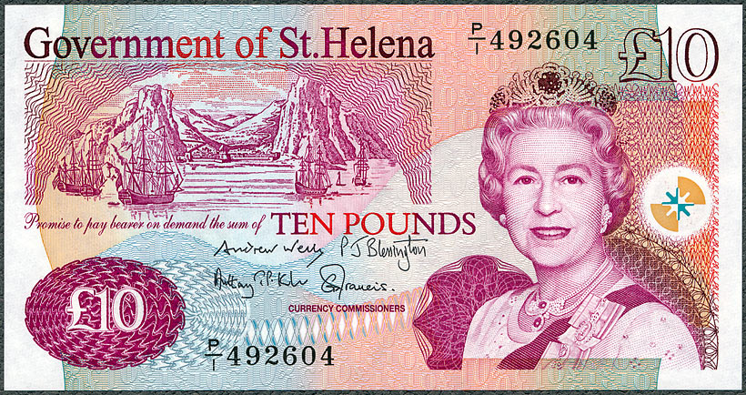 Święta Helena - 10 funtów 2012 * P12b * Elżbieta II