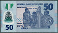 Nigeria - 50 naira 2020 * P40/new * nowa data * polimer