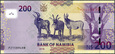 Namibia - 200 dolarów 2018 - P15c -  antylopy roan