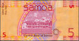 Samoa - 5 tala ND/2008 * P38 * nowa seria