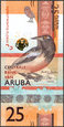 Aruba - 25 florenów 2019 * ptak * nowa seria
