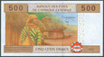 Central African States - 500 franków CFA 2002 * P606C * Czad