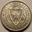 Niemcy, Weimar, 3 Reichsmark 1930 D Rheinstrom