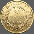 Francja 20 Franków 1893 Paryż