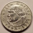 Niemcy, 2 Reichsmark 1933 A, Martin Luther