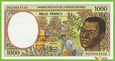 AFRYKA CENTRALNA KONGO 1000 Francs 2000 P102Cg UNC