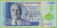 MAURITIUS 50 Rupees 2013 P65 B431a JF UNC Polimer